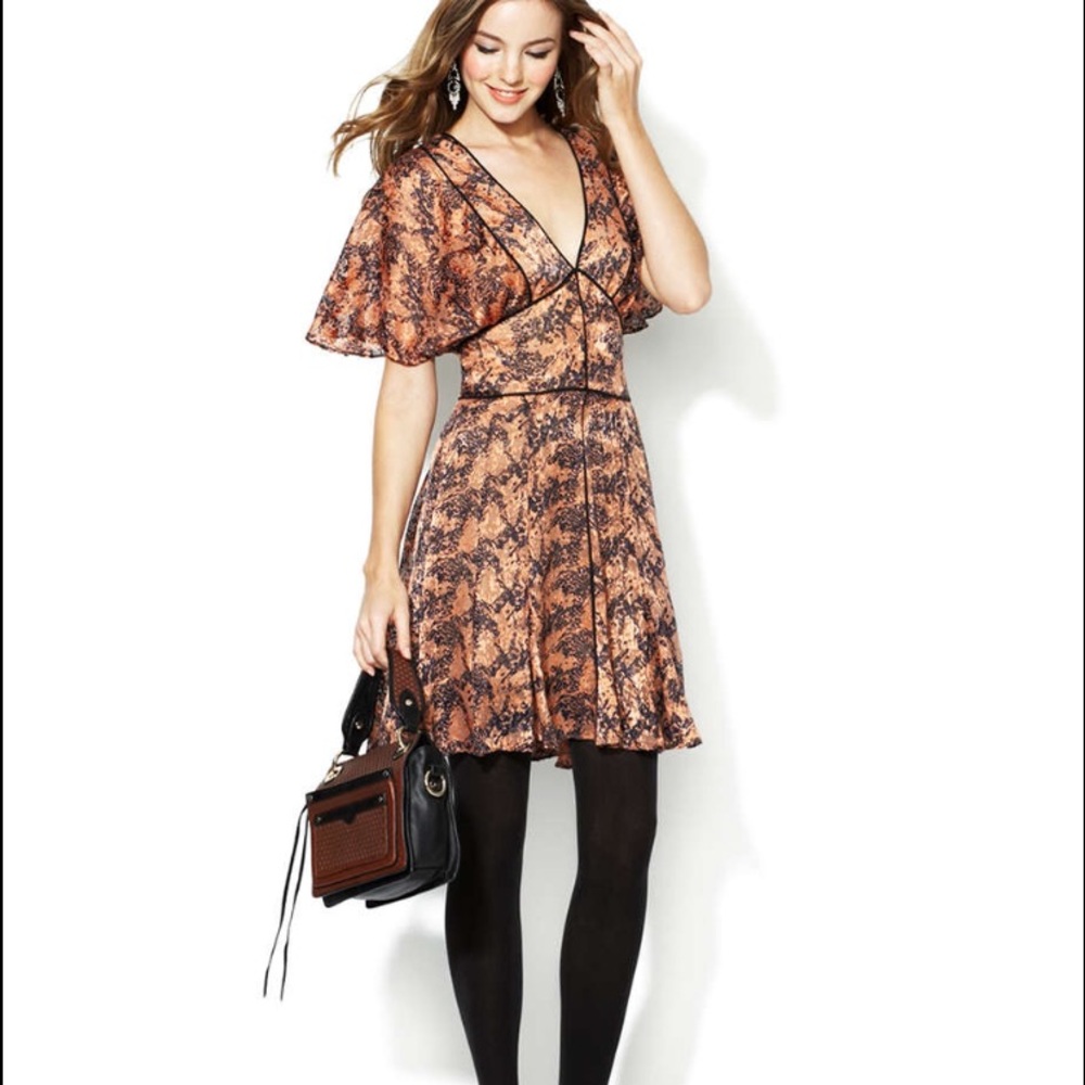 Rebecca Minkoff Charlotte Velvet burnout dress